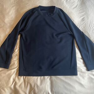 Lululemon Smooth Spacer Classic-Fit Crew Sweater, True Navy, Size L